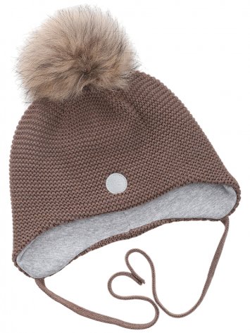 Шапка 11з15525 кофе оптом от производителя NIKASTYLE