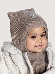 Шапка-шлем 11м11425 какао оптом от производителя NIKASTYLE