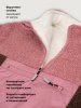 Толстовка спортивная 4т41826 камелия/шоколад оптом от производителя NIKASTYLE