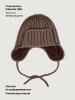Шапка 11з51026 кофе оптом от производителя NIKASTYLE