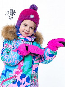 Варежки 14з6223 фуксия оптом от производителя NIKASTYLE