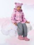 Комбинезон 8м0625 розовый/серый оптом от производителя NIKASTYLE