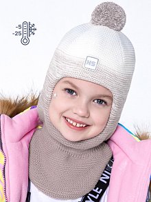 Балаклава 10з10423 кремовый/капучино оптом от производителя NIKASTYLE