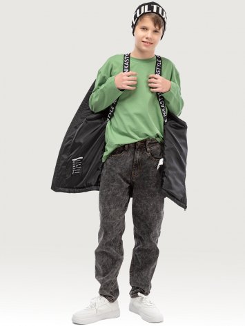 Куртка 4м6325 черный оптом от производителя NIKASTYLE