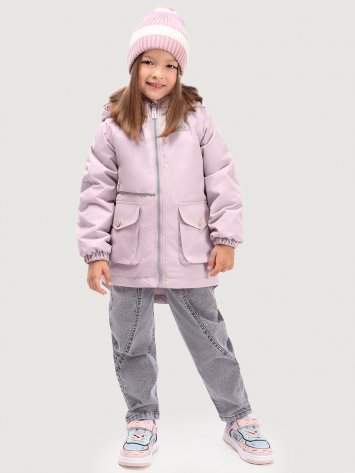 Куртка 4м3225 пудра оптом от производителя NIKASTYLE