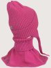Комплект шапка и манишка  12з16025 фуксия оптом от производителя NIKASTYLE