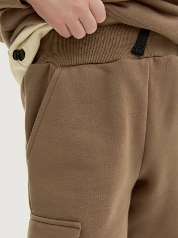 Костюм 7т20325 орех/песок оптом от производителя NIKASTYLE