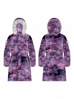 Пальто 6з4825 сухая роза оптом от производителя NIKASTYLE
