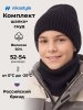 Комплект шапка и снуд 12з51926 черный