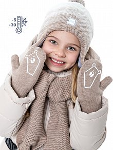 Варежки 14з12623 кремовый оптом от производителя NIKASTYLE