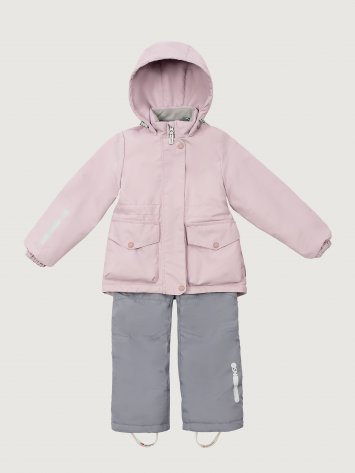 Костюм 7м2425 пудра/серый оптом от производителя NIKASTYLE