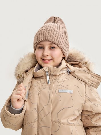 Костюм +7з5625 латте/серый оптом от производителя NIKASTYLE