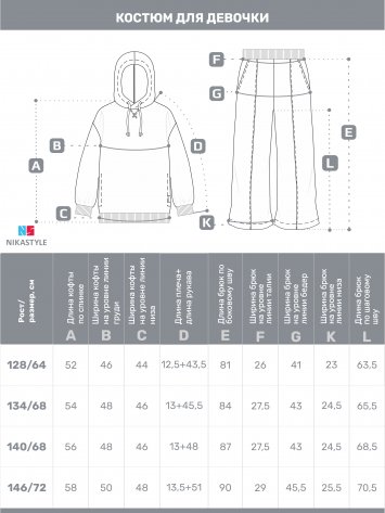Костюм 7т20425 капучино оптом от производителя NIKASTYLE