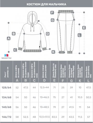 Костюм 7т20525 коричневый оптом от производителя NIKASTYLE