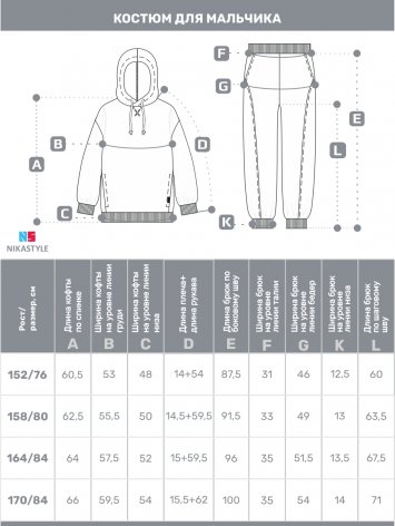 Костюм 7т20725 черный оптом от производителя NIKASTYLE