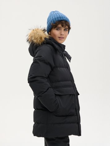 КУРТКА пуховая 4з8124 черный оптом от производителя NIKASTYLE