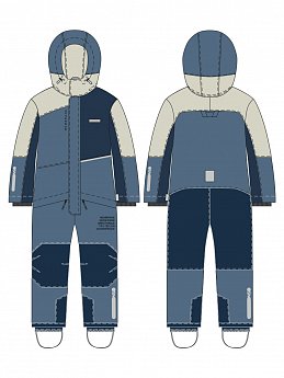 Комбинезон 8з4725 деним/неви оптом от производителя NIKASTYLE