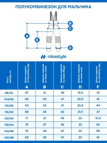 Полукомбинезон 3з5124 неви оптом от производителя NIKASTYLE