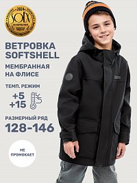Ветровка 4л18725 черный оптом от производителя NIKASTYLE