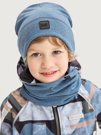 Комплект шапка и снуд 12л12725 неви оптом от производителя NIKASTYLE