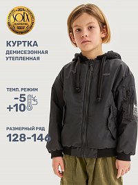 Куртка 4м5525 черный оптом от производителя NIKASTYLE