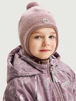 Шапка 11м10225 пудра/какао оптом от производителя NIKASTYLE