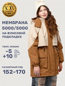 Парка 5м3625 латте/кэмел оптом от производителя NIKASTYLE