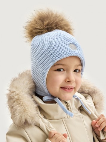 Шапка 11з15525 небесный оптом от производителя NIKASTYLE