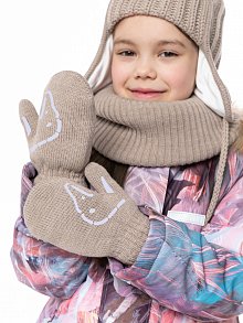 Варежки 14з17025 беж оптом от производителя NIKASTYLE