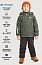Костюм 7м0926 хаки/черный