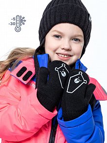 Варежки 14з12623 черный оптом от производителя NIKASTYLE