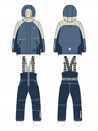 Костюм 7з5325 деним/неви оптом от производителя NIKASTYLE