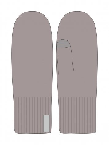 Варежки 14з17325 какао оптом от производителя NIKASTYLE