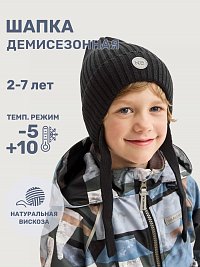 Шапка 11м10525 черный оптом от производителя NIKASTYLE