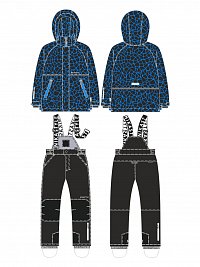 Костюм 7з2925 электрик/черный оптом от производителя NIKASTYLE