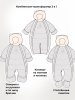 Комбинезон 8з0126 мускат оптом от производителя NIKASTYLE