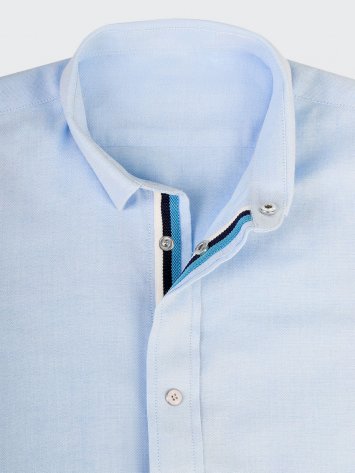 Рубашка 4ш21525 голубой оптом от производителя NIKASTYLE