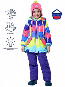 Костюм 7м0423 коралловый неон/фиолетовый оптом от производителя NIKASTYLE