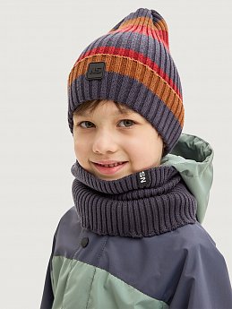 Комплект шапка и снуд 12м11325 графит оптом от производителя NIKASTYLE