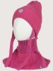 Комплект шапка и манишка  12з16025 фуксия оптом от производителя NIKASTYLE