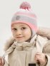 Шапка 11з15425 серый/розовый оптом от производителя NIKASTYLE