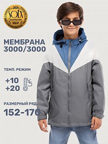 Ветровка 4л7325 серый оптом от производителя NIKASTYLE