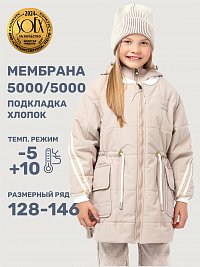 Куртка 4м5025 латте оптом от производителя NIKASTYLE