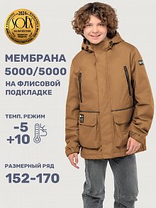 Куртка 4м3725 орех оптом от производителя NIKASTYLE