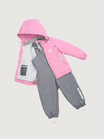 Костюм 7м0225 розовый/серый оптом от производителя NIKASTYLE