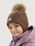 Шапка 11з15525 кофе оптом от производителя NIKASTYLE