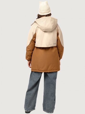 Парка 5м3625 латте/кэмел оптом от производителя NIKASTYLE