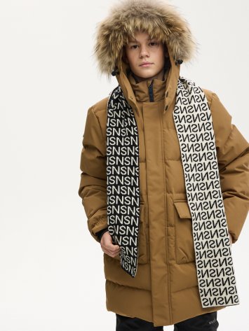 КУРТКА пуховая 4з8324 кэмел оптом от производителя NIKASTYLE